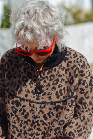 Leopard Bomber - Dark