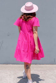 Lily Dress - Fuchsia