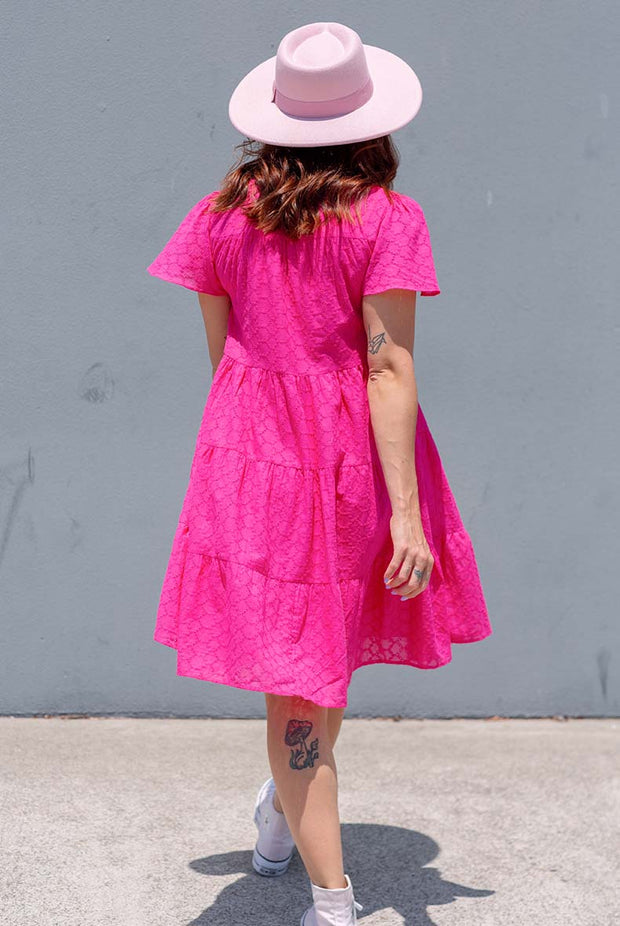Lily Dress - Fuchsia
