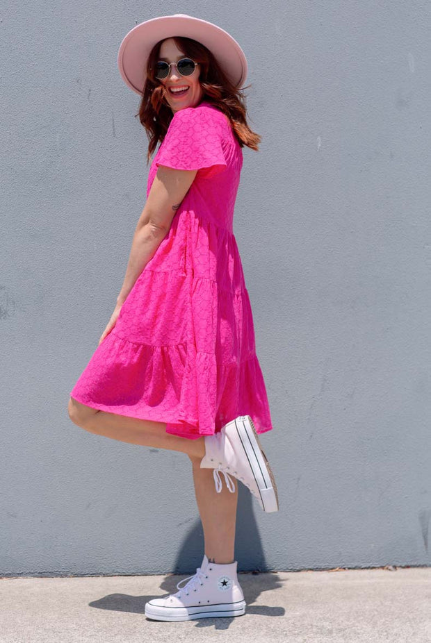 Lily Dress - Fuchsia
