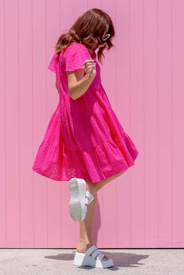 Lily Dress - Fuchsia