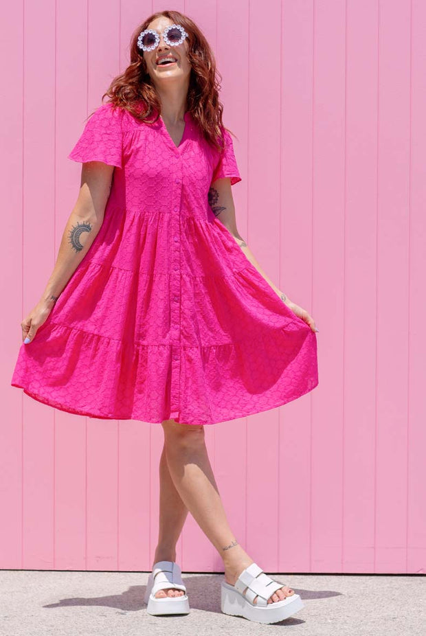 Lily Dress - Fuchsia