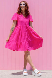 Lily Dress - Fuchsia