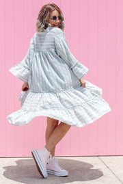 Linen Stella Dress - Mint