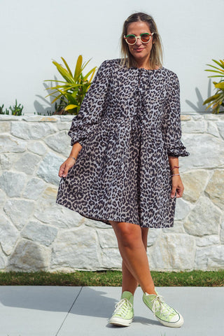 Lola Dress - Leopard