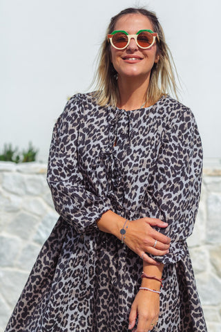 Lola Dress - Leopard