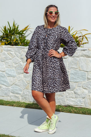 Lola Dress - Leopard