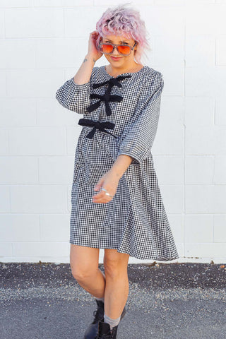 Lola Dress - Mini Check
