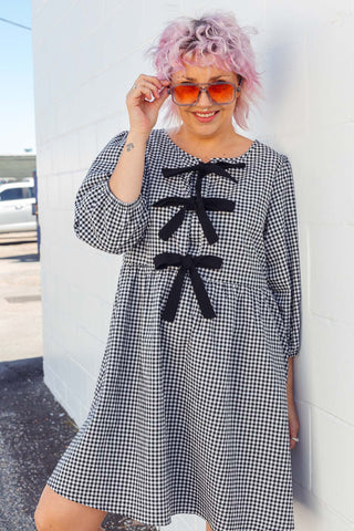 Lola Dress - Mini Check