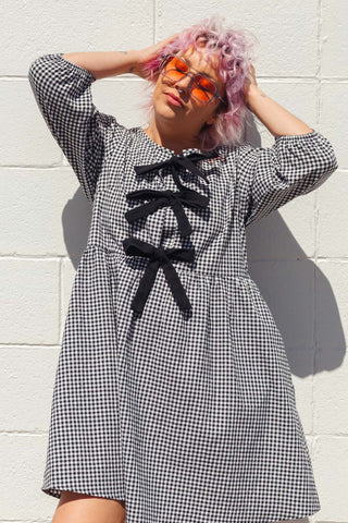 Lola Dress - Mini Check
