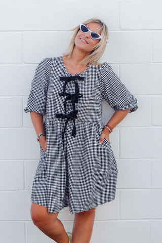 Lola Dress - Mini Check