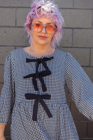 Lola Dress - Mini Check