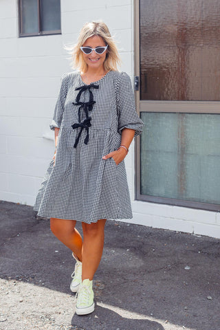 Lola Dress - Mini Check