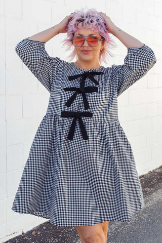 Lola Dress - Mini Check