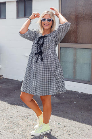 Lola Dress - Mini Check
