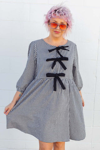 Lola Dress - Mini Check