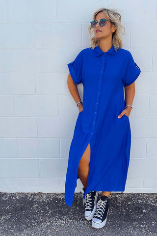Luca Dress - Cobalt