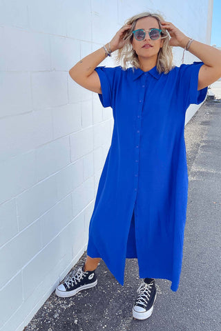 Luca Dress - Cobalt