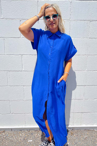 Luca Dress - Cobalt