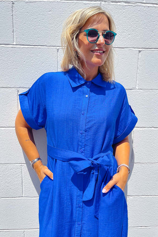 Luca Dress - Cobalt