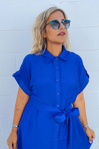 Luca Dress - Cobalt