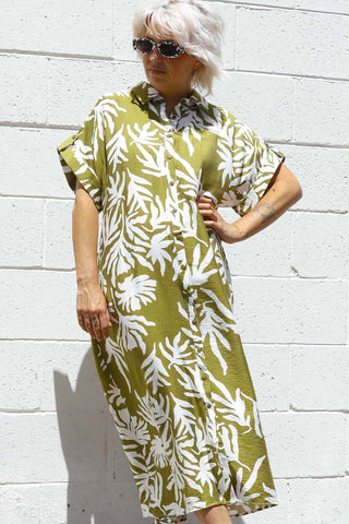 Luca Dress - Olive