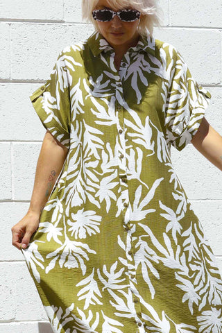 Luca Dress - Olive