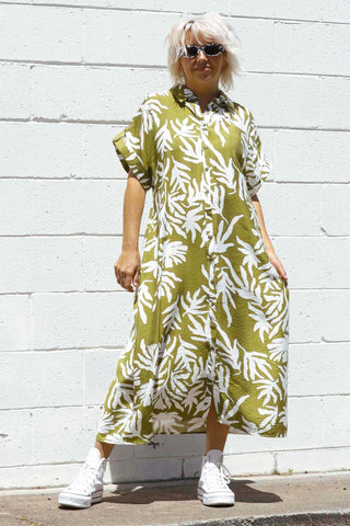 Luca Dress - Olive