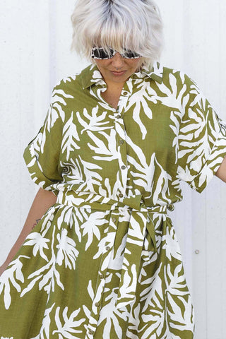 Luca Dress - Olive