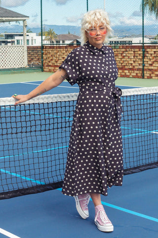 Luca Dress - Polka Black