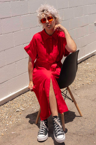 Luca Dress - Red