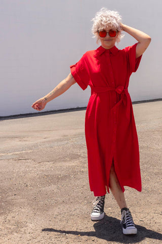 Luca Dress - Red