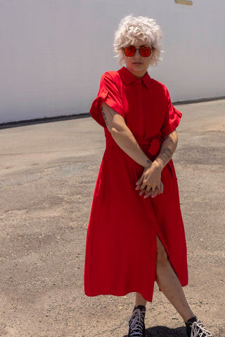 Luca Dress - Red