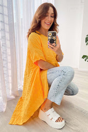 Luxe Drape Top - Marigold