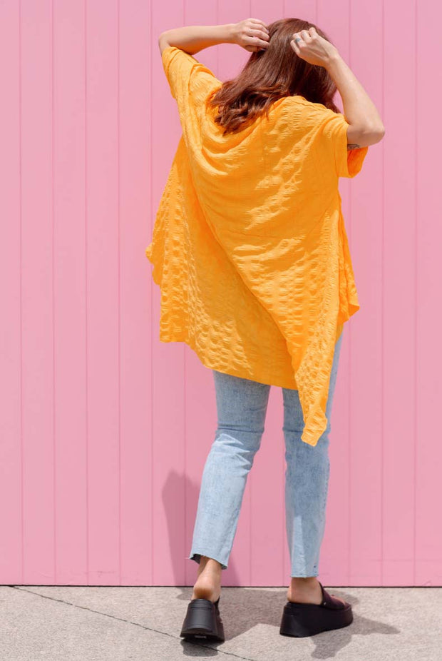 Luxe Drape Top - Marigold
