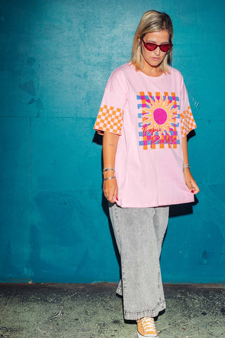Luxe Tee - Paradiso Pink