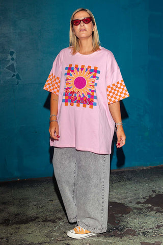 Luxe Tee - Paradiso Pink