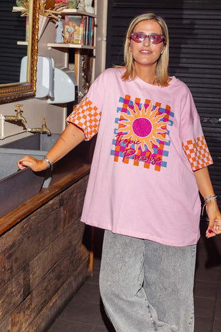 Luxe Tee - Paradiso Pink