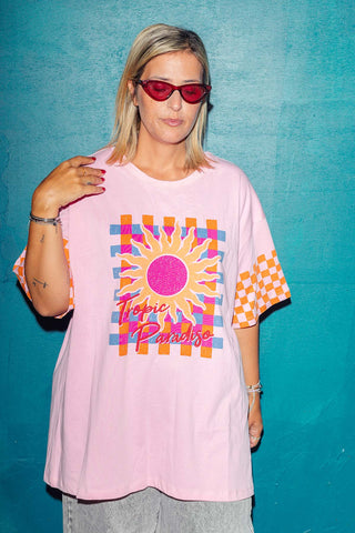 Luxe Tee - Paradiso Pink
