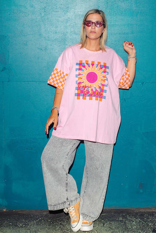 Luxe Tee - Paradiso Pink