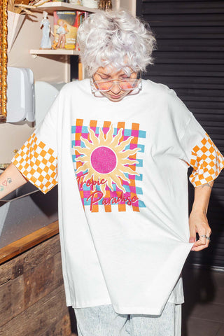 Luxe Tee - Paradiso White