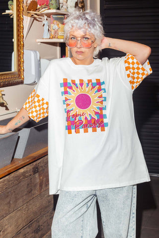 Luxe Tee - Paradiso White