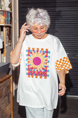 Luxe Tee - Paradiso White