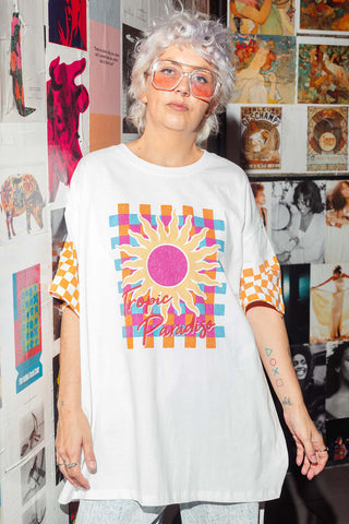 Luxe Tee - Paradiso White