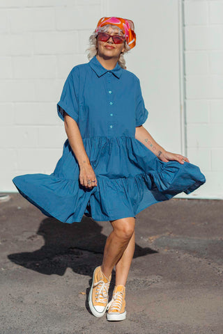 Lyra Dress - Blue