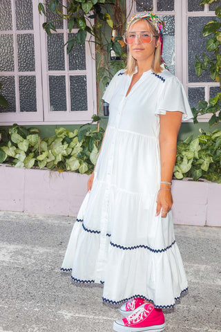 Mabel Dress - White