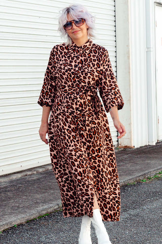 Maisie Leopard Dress