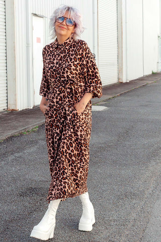Maisie Leopard Dress