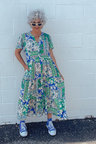 Mara Dress - Paisley Patch