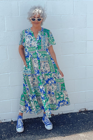 Mara Dress - Paisley Patch